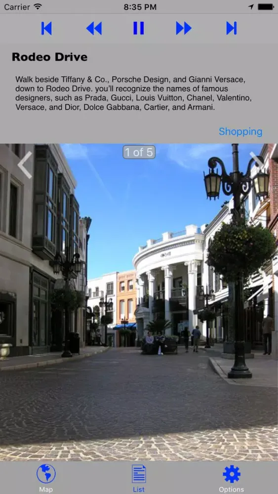 Capturas de pantalla de Hollywood & Beverly Hills GPS Audio Tour