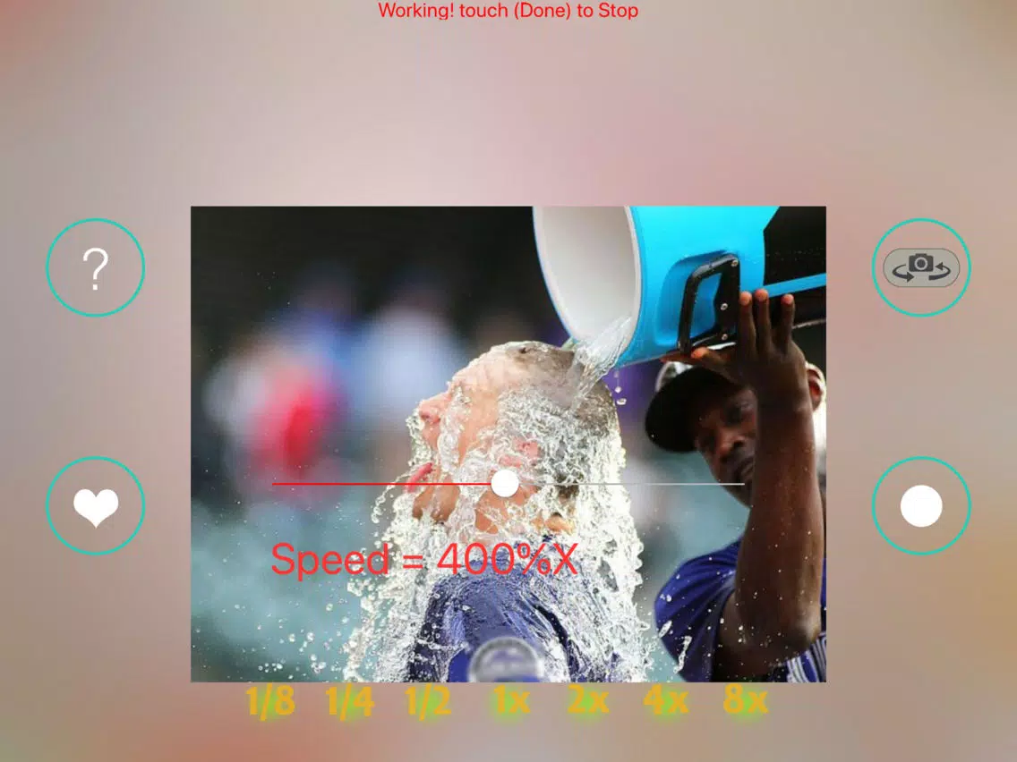 Tangkapan layar Slow Motion & Fast Motion VCR iPad 