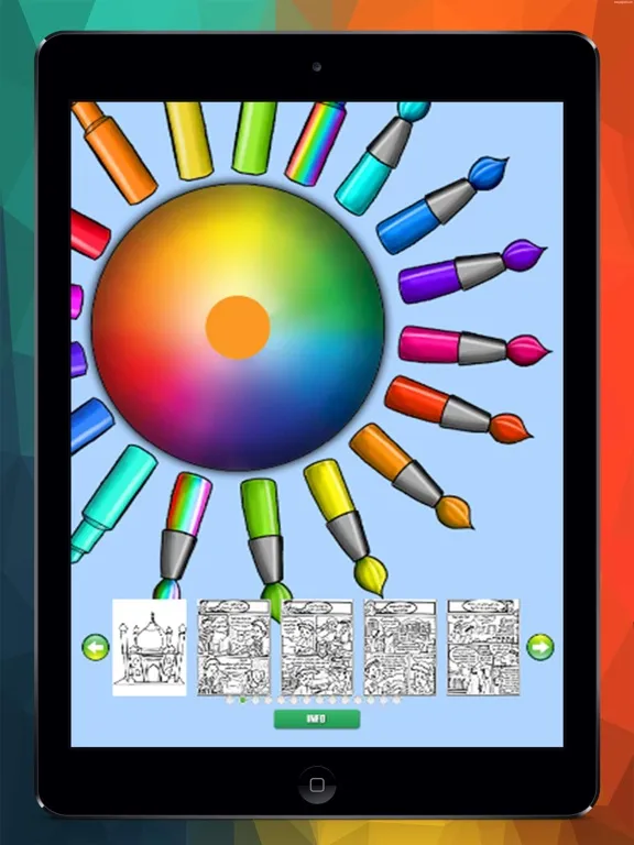 العاب تلوين اسلامية للاطفال iPad  Screenshots