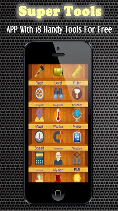 Super Tools -Ruler,Level,Speed,Location And More Screenshots