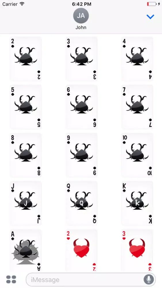 تصاویر Playing Cards Tainted Poker Stickers