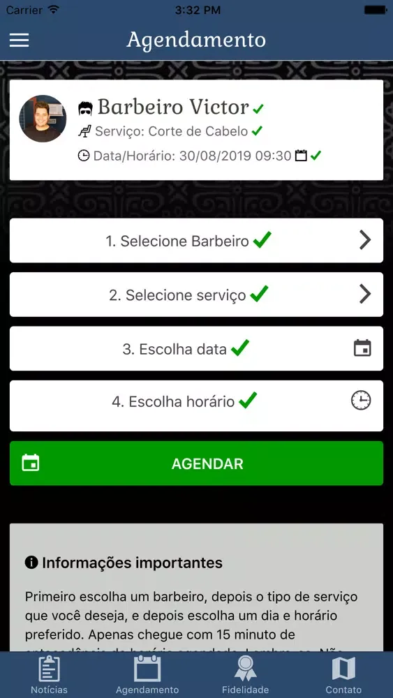 Victor Munhoz Barbearia سکرین شاٹس