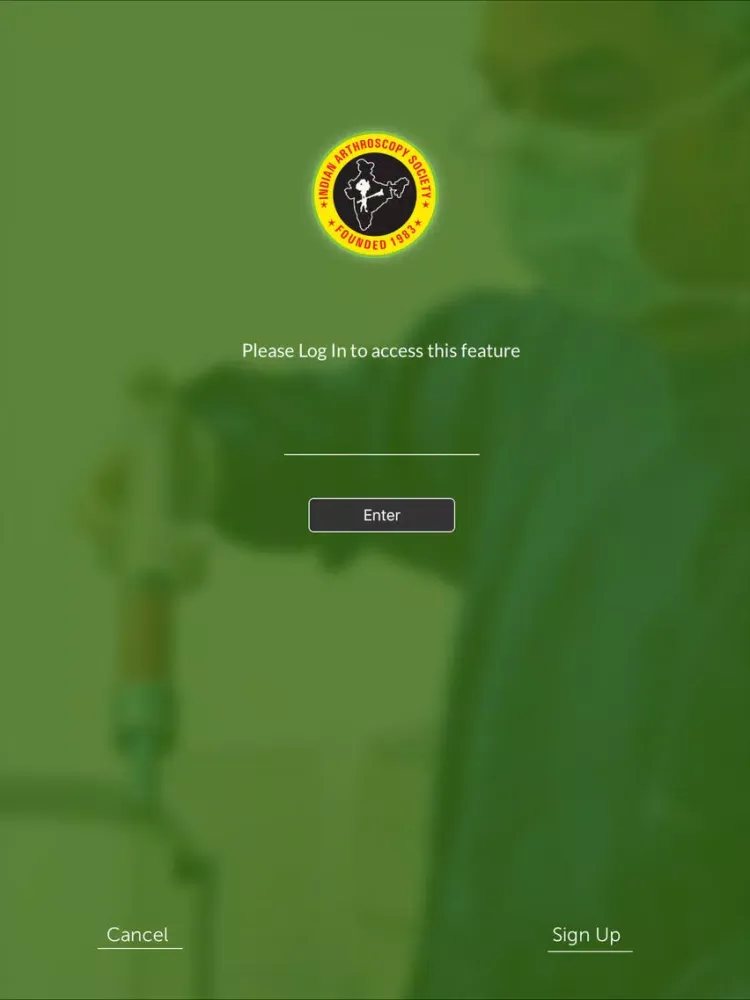 Capturas de pantalla de IAS-INDIAN ARTHROSCOPY SOCIETY iPad 