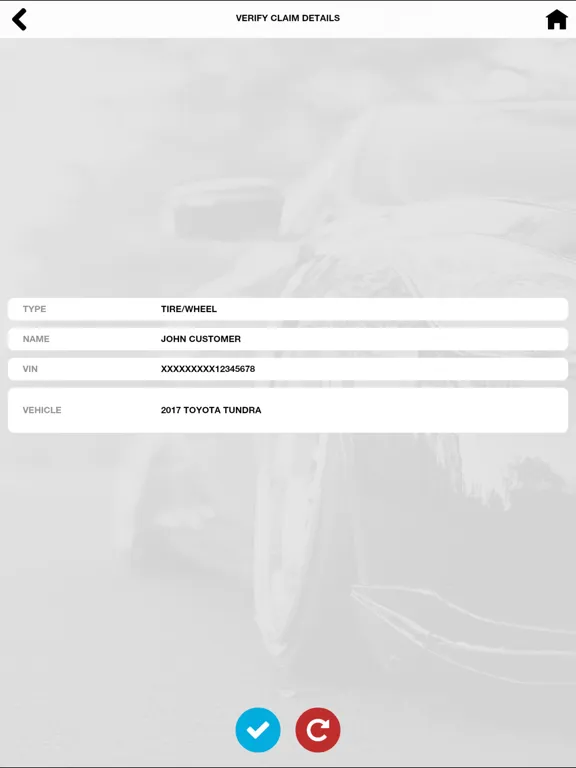 Capturas de tela do IAS Claims for Dealers iPad 