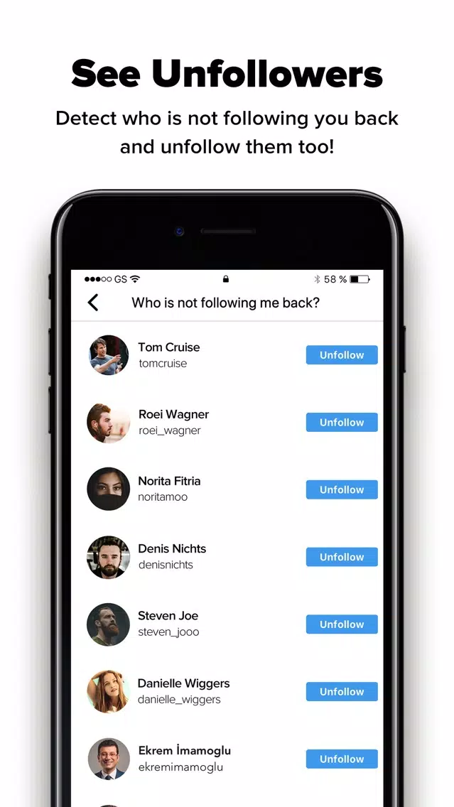 Zrzuty ekranu iAssistant for Instagram