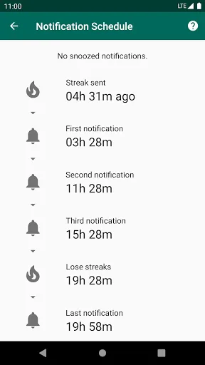 Streak Alarm for Snapchat Screenshots