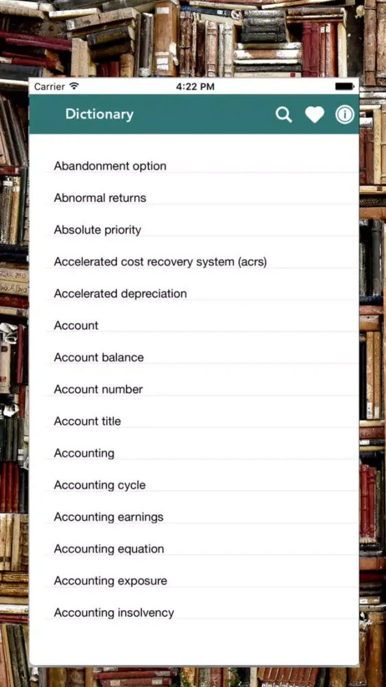 Accounting terms Definition: Free & offline应用截图