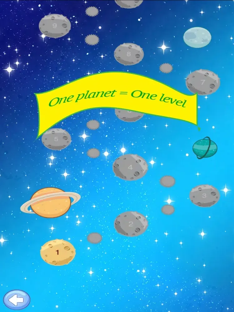 Bubble Shooter with Planets iPad  Ekran Görüntüleri