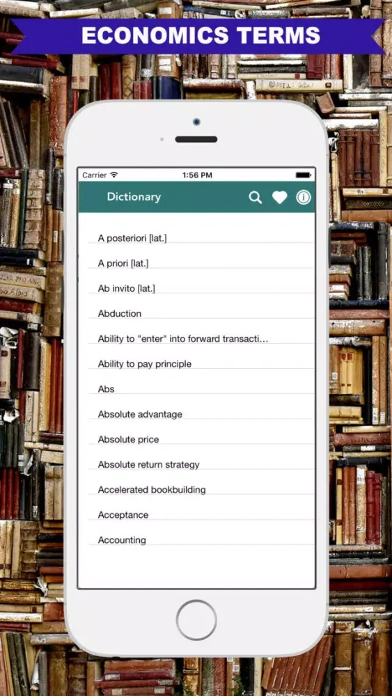 Economics dictionary: Free and Offline سکرین شاٹس