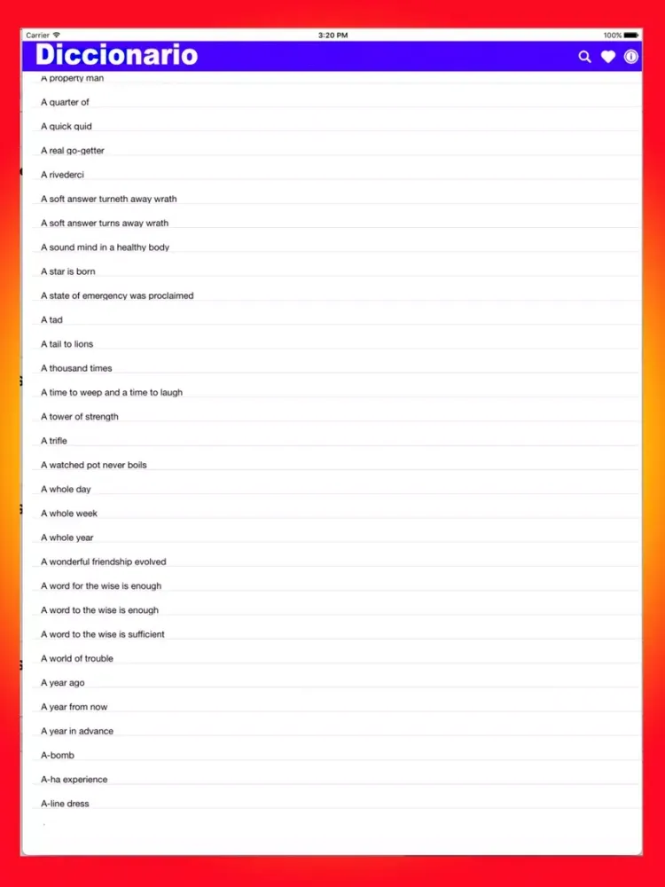 Capturas de pantalla de English To Spanish dictionary - Free iPad 