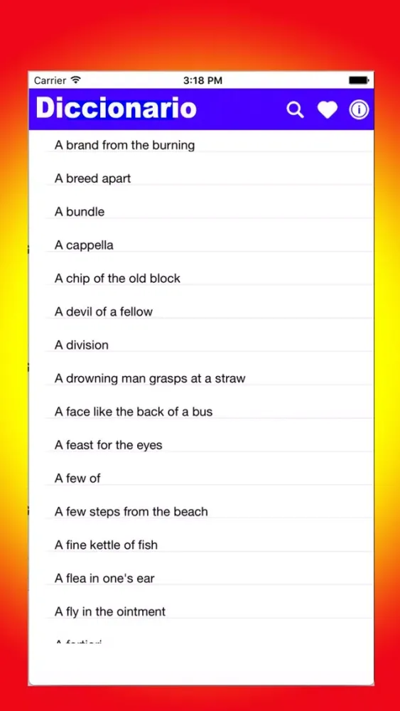 Capturas de pantalla de English To Spanish dictionary - Free