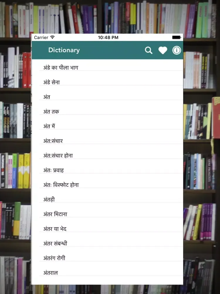Hindi To English Dictionary : Free & offline iPad  Screenshots