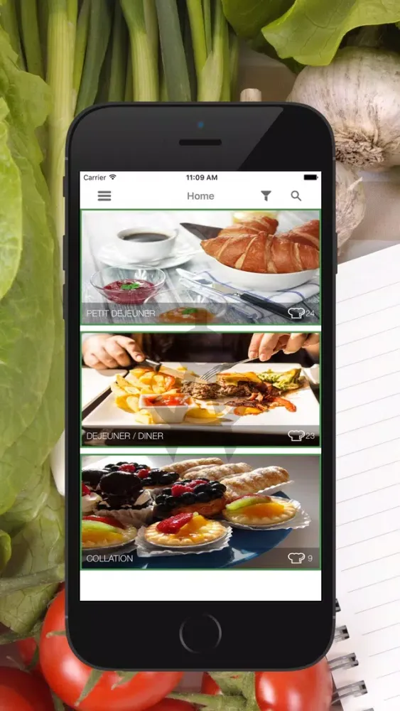 Screenshot di Mes idées repas