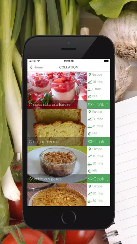 Screenshot di Mes idées repas