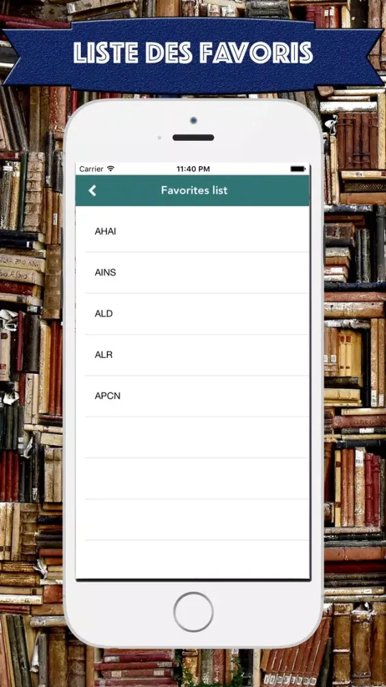 Ảnh chụp màn hình của Abréviations médicales - Offline et Free