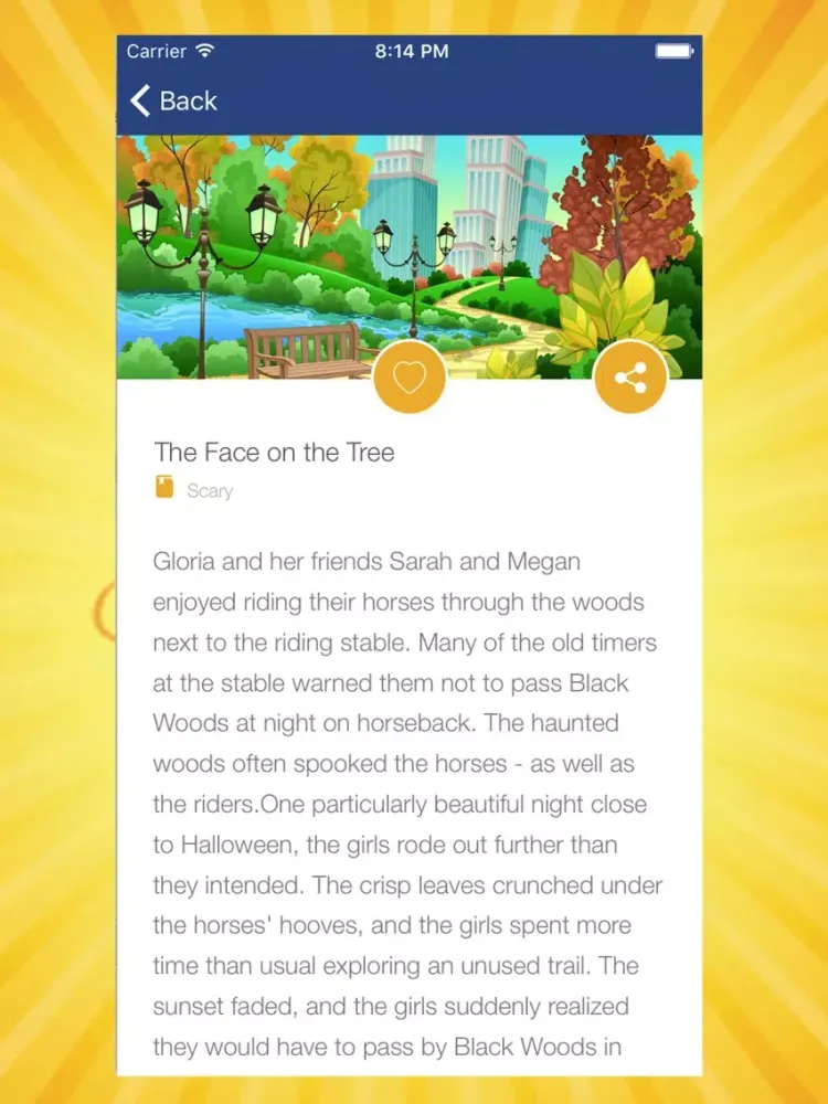 Scary Stories For Kids iPad  Ekran Görüntüleri