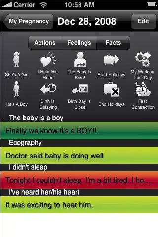 My Pregnancy Lite Ekran Görüntüleri