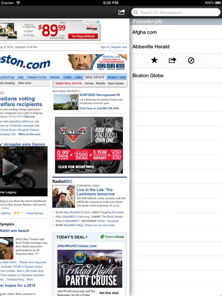 صور Newspaper(s) + iPad 