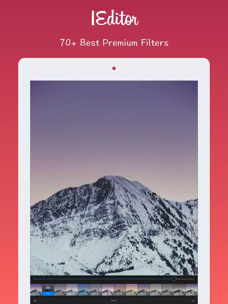 Zrzuty ekranu 1Editor - Photo Editor | Picture Effects iPad 