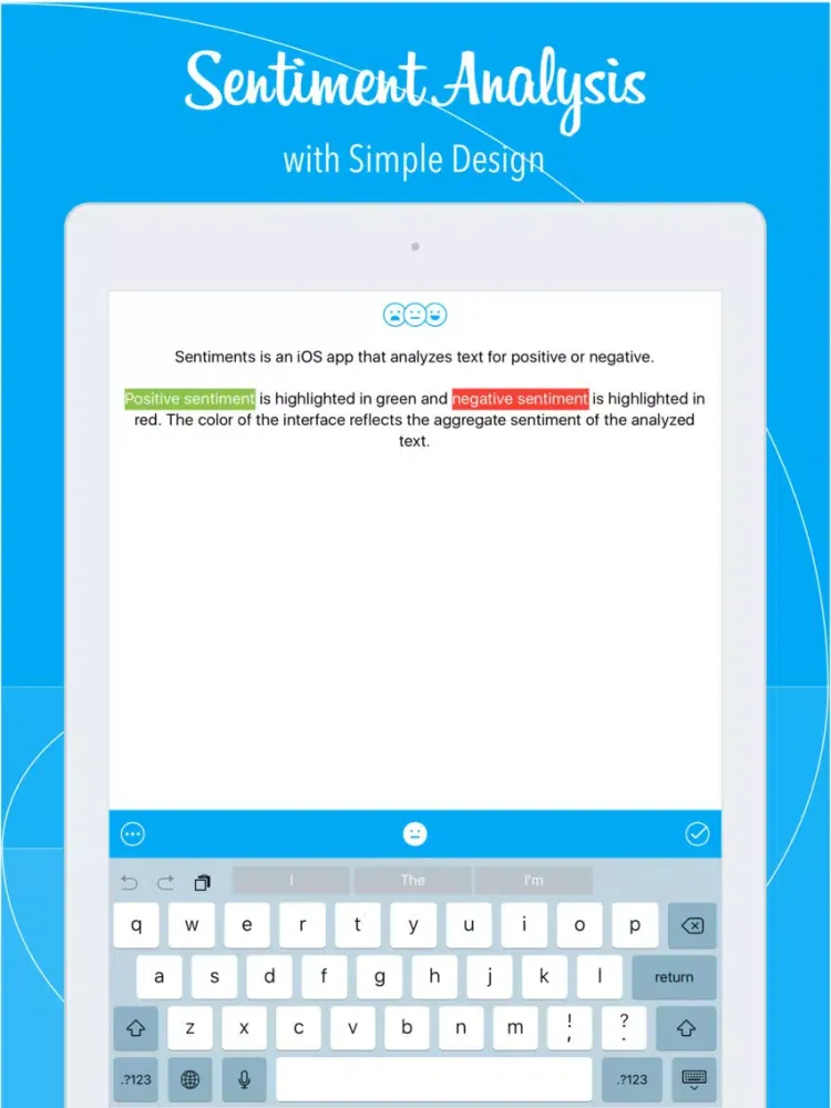 Sentiment Analysis - Positive or negative? iPad  Screenshots