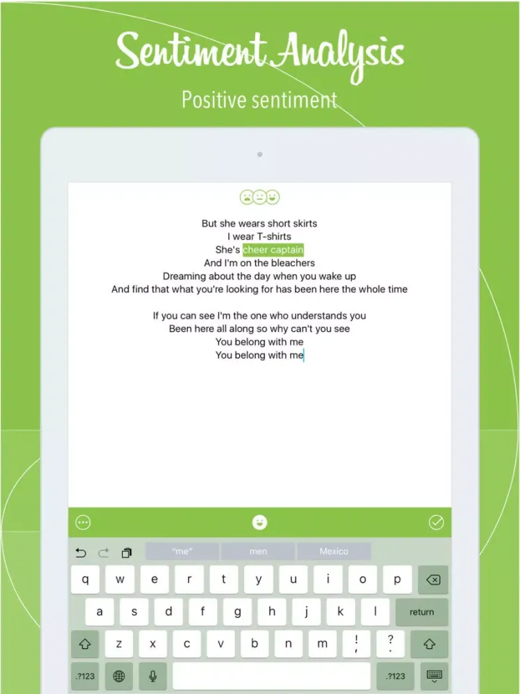 Sentiment Analysis - Positive or negative? iPad  Screenshots