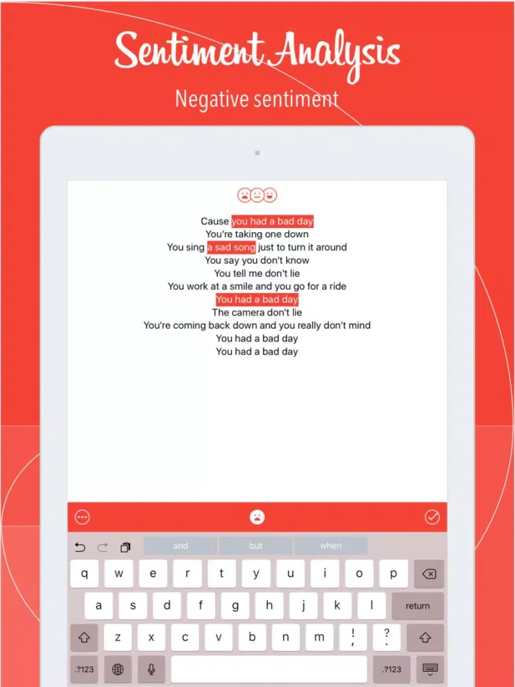 Sentiment Analysis - Positive or negative? iPad  Screenshots