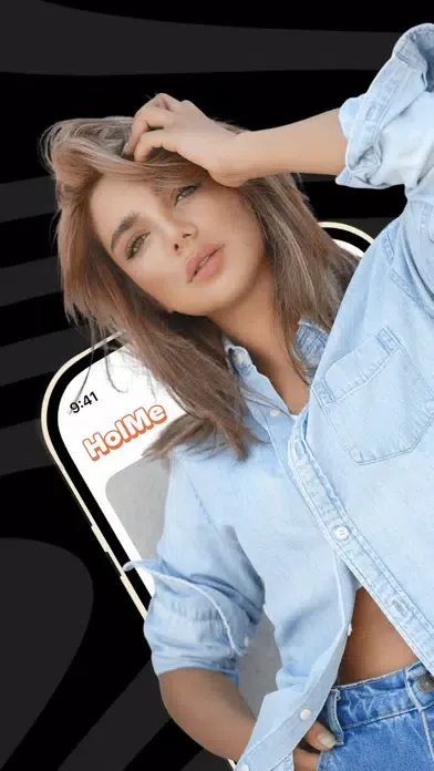 Tangkapan skrin HolMe App: Make new friends