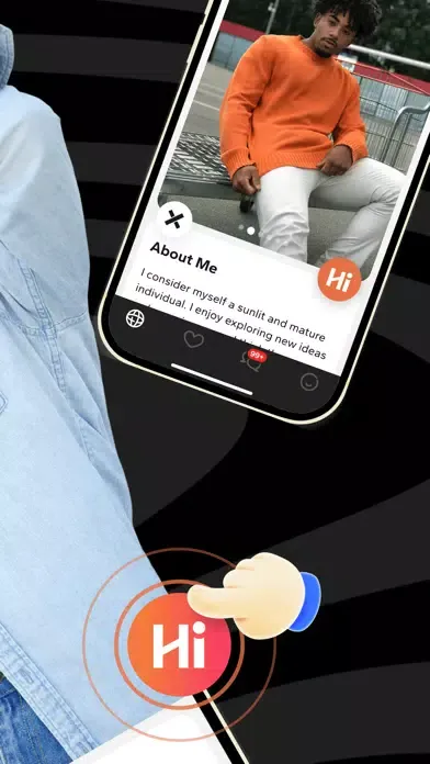 Tangkapan skrin HolMe App: Make new friends