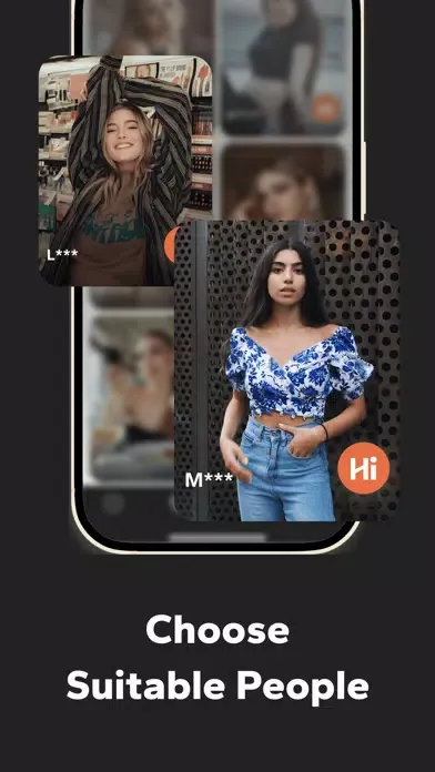 Tangkapan skrin HolMe App: Make new friends