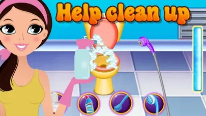 Bathroom Cleaning - Pick up trash and help wash Screenshots