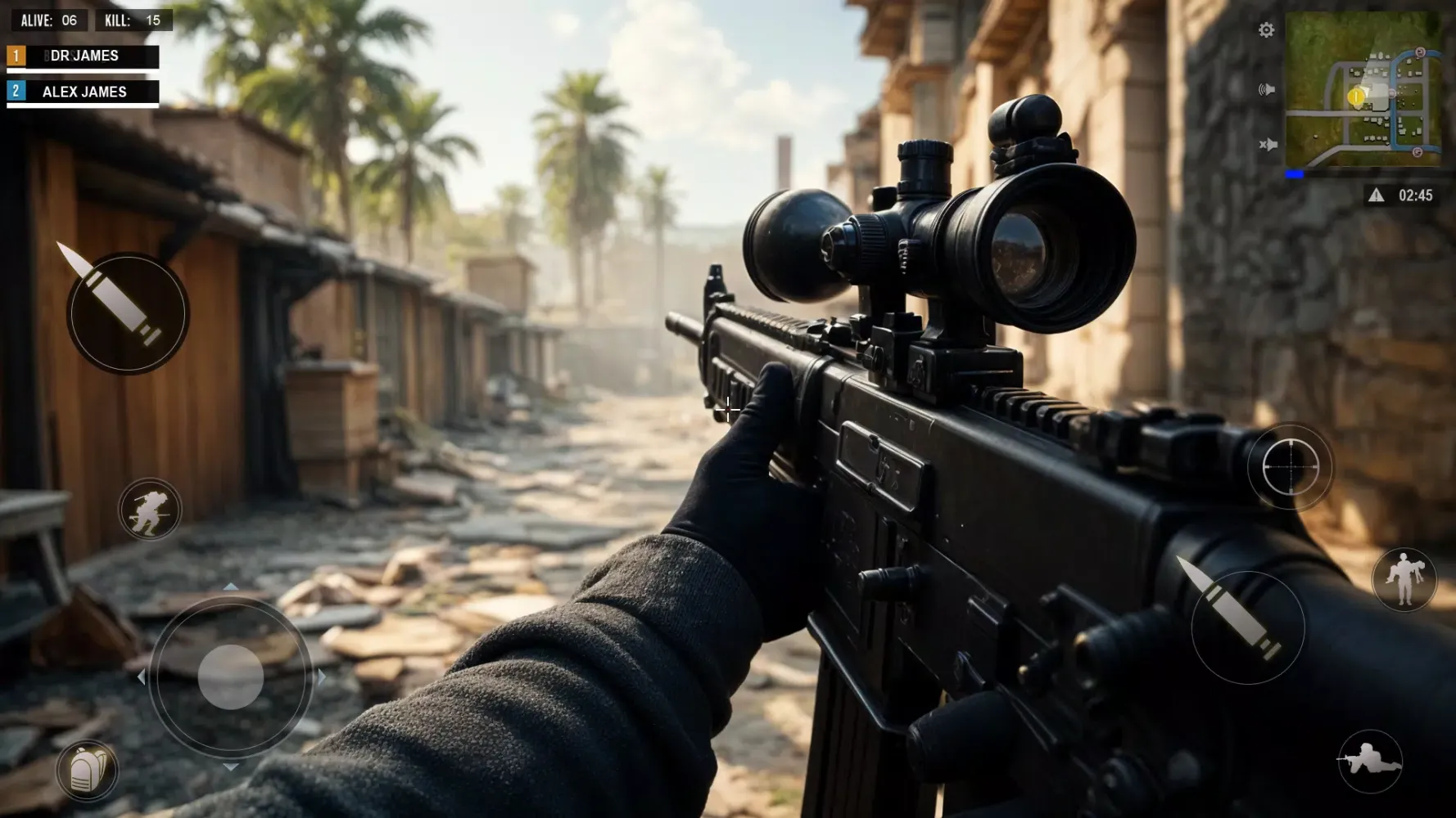 Commando Mission Offline games سکرین شاٹس