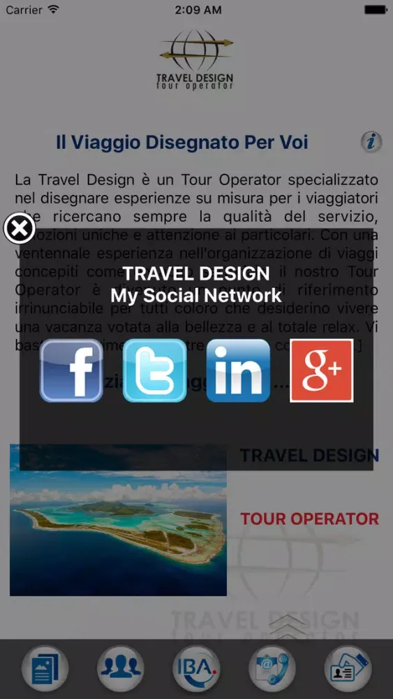 ภาพหน้าจอของ Travel Design