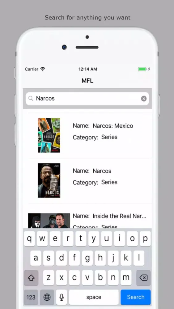 Screenshot di My Film List - List your films