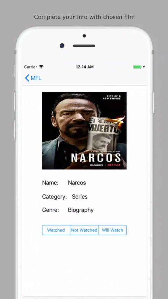 Screenshot di My Film List - List your films