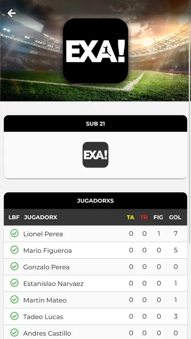 EXA Futbol スクリーンショット