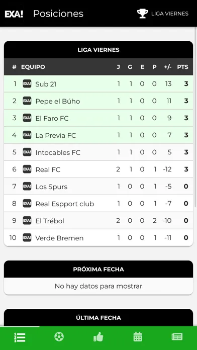 EXA Futbol スクリーンショット