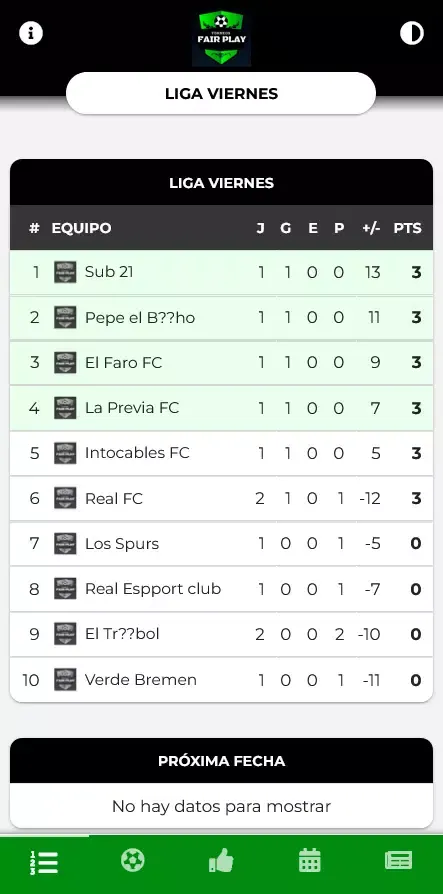 Torneos Fair Play 스크린샷