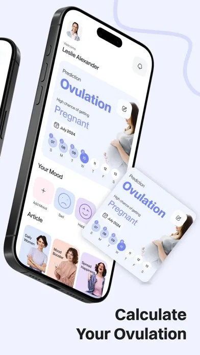 Simple Ovulation Tracker سکرین شاٹس