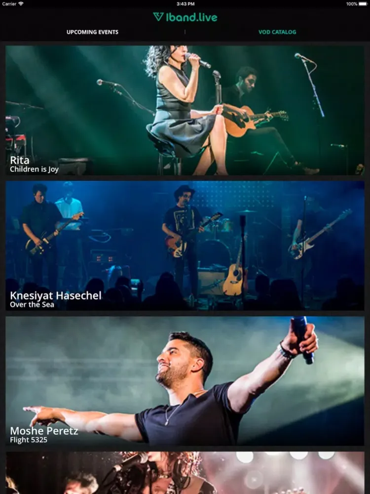 IBand Live iPad 应用截图