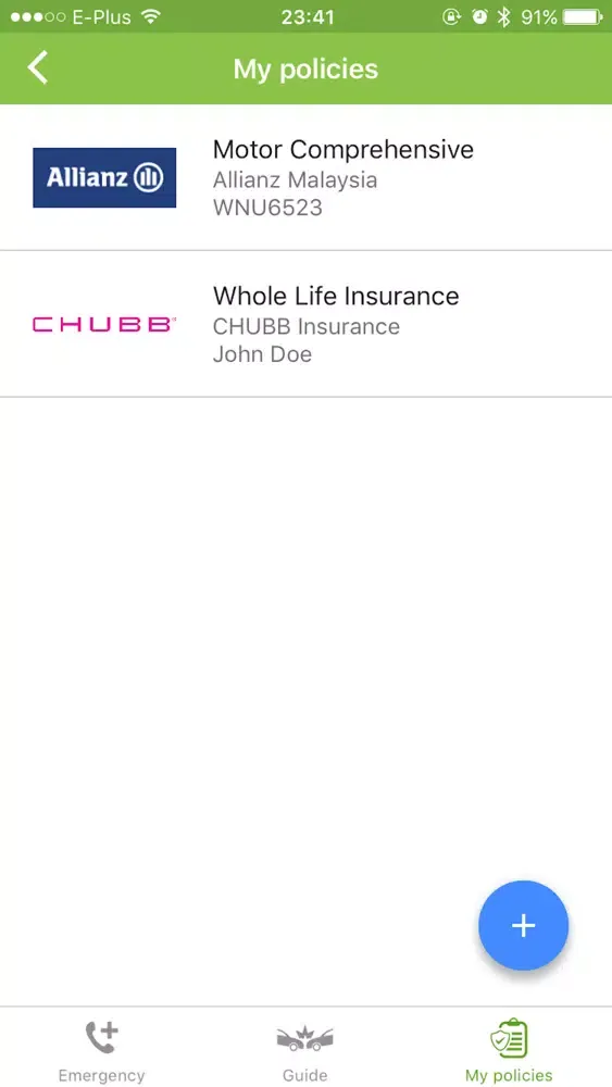 iBantu Insurance Helper Screenshots