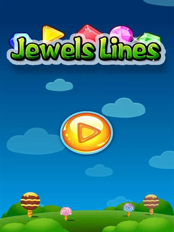 Tangkapan skrin Jewels Lines-Physics Edition Free Games iPad 