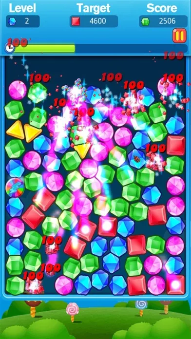 Tangkapan skrin Jewels Lines-Physics Edition Free Games