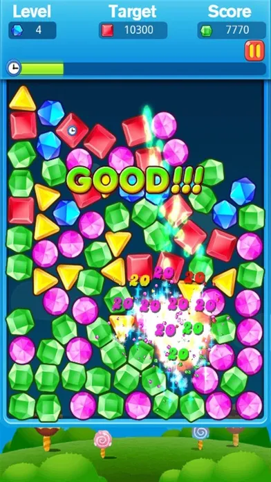 Tangkapan skrin Jewels Lines-Physics Edition Free Games