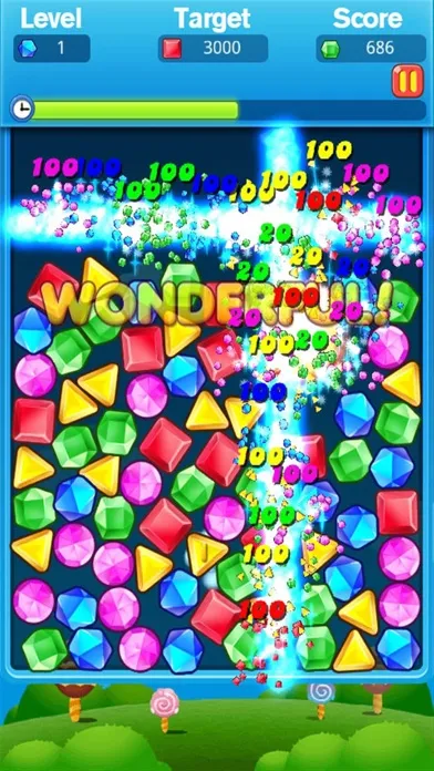 Tangkapan skrin Jewels Lines-Physics Edition Free Games