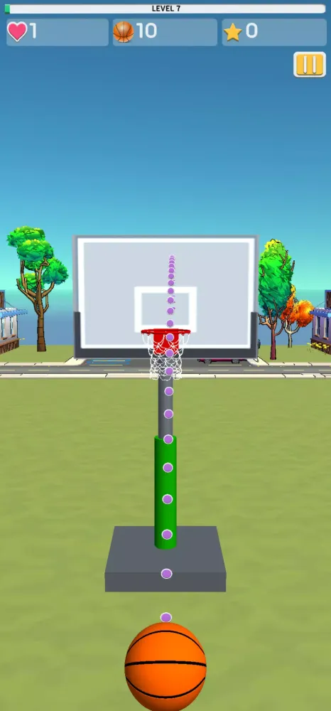 Screenshot di Basketball 3D Shooting