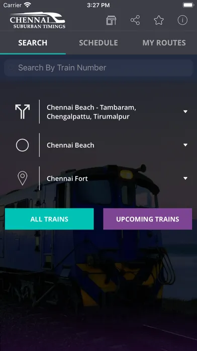 Chennai Suburban Train Timings應用截圖