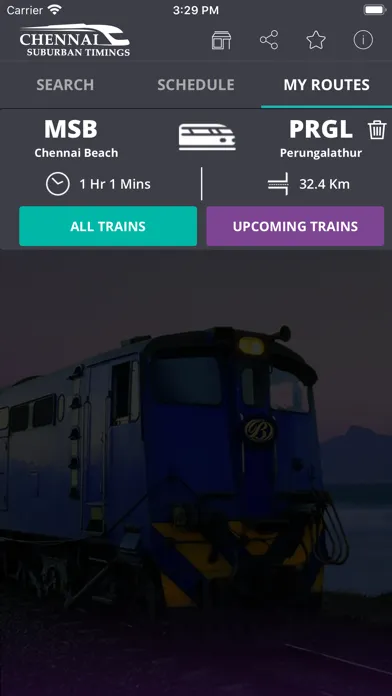 Chennai Suburban Train Timings應用截圖