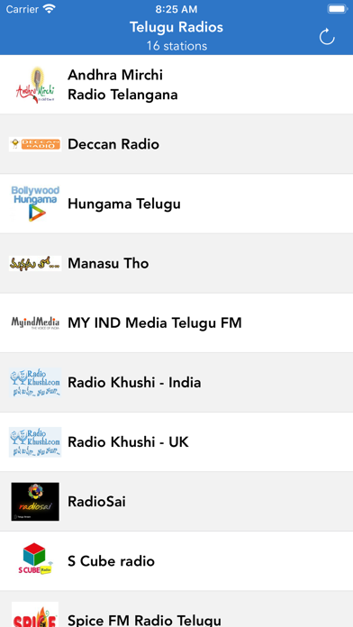 Telugu Radios FM سکرین شاٹس