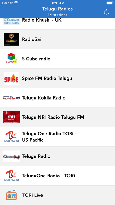 Telugu Radios FM سکرین شاٹس