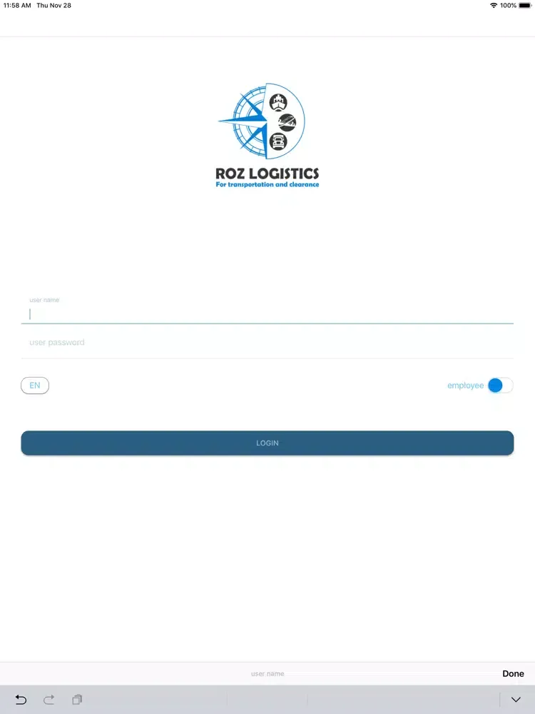 Capturas de tela do Roz Transportation iPad 